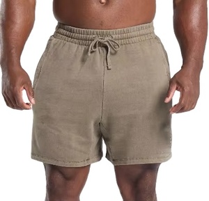 Pantalones Cortos Deportivos para Hombre, Nueva Moda, Alta Calidad, Ropa Deportiva Informal para Correr, 100% Algodón - Product Image 1