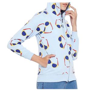 Sudadera con Capucha Personalizada para Mujer, 100% Algodón, Manga Larga, Casual, con Bolsillos, Cuello con Capucha, de Alta Calidad, Resistente al Viento y Ecológica - Product Image 4