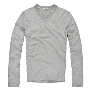 Camiseta Casual de Manga Larga para Hombre, Logotipo Personalizado Bordado, Diseño a Cuadros, Transpirable, Secado Rápido, 200 Gramos, Tejido de Lana Peinada Comprimida - Product Image 3