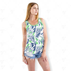 เสื้อกล้ามผู้ชายคุณภาพสูง ผ้าถัก ระบายอากาศได้ดี โพลีเอสเตอร์ 100% พิมพ์ลายดิจิทัล ไร้ตะเข็บ กระชับรูปร่าง เหมาะสำหรับออกกำลังกาย ฟิตเนส ใส่ลำลองในฤดูร้อน Azonix - Product Image 4