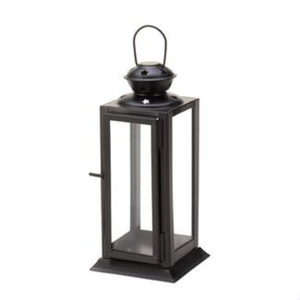 Farol de Vela Navideño de Hierro Negro de Calidad Deluxe, Decorativo para Interiores, Colgante o de Mesa, Estilo Rústico - Product Image 3