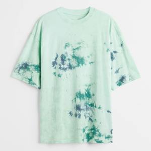 T-shirt Homme Oversize Personnalisé AMSI Industries, Manches Courtes, Effet Vieilli, Délavé à l'Acide, Motif Uni, Épaules Tombantes, Impression Numérique - Product Image 2