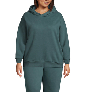 Sweats à capuche imprimés personnalisés avec logo avant pour l'hiver Pull vierge uni Sweats à capuche grande taille pour femmes Streetwear Bulk Hoodies - Product Image 1