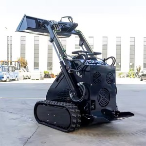 Minicargadora de oruga MINICARGADORA con ruedas para caminar detrás de la pala cargadora con accesorios, los componentes principales incluyen motor y motor, 2 unidades - Product Image 3