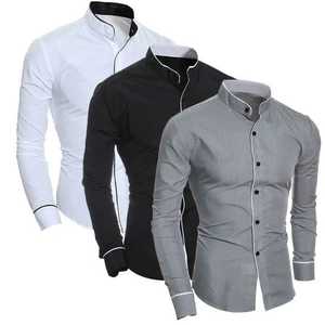 Chemises habillées pour hommes Chemise à manches longues pour hommes Chemise habillée à bon prix pour hommes - Product Image 1