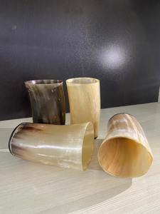 Verre à boire authentique en corne de viking |   Gobelet en corne naturelle fait à la main - Product Image 4