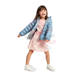 <b>Cheap</b> Price Kids <b>Puffer</b> <b>Jacket</b> Winter Season Reversible Zipper Hooded Waterproof Breathable Quick Dry Letter Customizable - Product Image 6