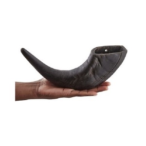 Hollings Long-lasting Raw Jumbo <b>Dog</b> Treat Natural Crafts Water Buffalo Horn Quick Dry Chew <b>Toy</b> Aggressive Chewers Black Tooth - Product Image 2
