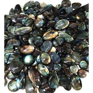 Cabujón de Labradorita Pulida de Alta Calidad, Piedra Lunar Natural, Multicolor, Brillante, Gema Semipreciosa Suelta para Joyería - Product Image 5