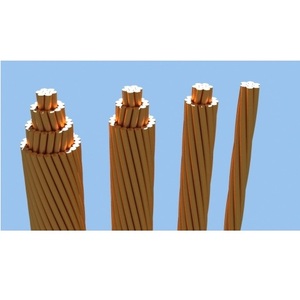 Precio de fábrica Cable eléctrico Rollos de cobre trenzado Hi Copper Bare Concentric-Lay TCVN & ISO Certificado Cables de alimentación de conductor superior - Product Image 1