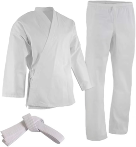 Conjuntos de kimono BJJ teñidos lisos con etiqueta privada personalizada, diferentes tamaños, mangas completas, ligeros, Unisex, de calidad superior, transpirables - Product Image 1