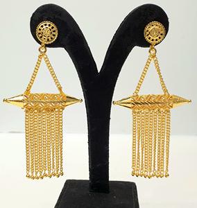 <b>Arabic</b> Collection 24kt Gold Plated Fine <b>Jewelry</b> Sets Copper with Pearl and Diamond for Gift - Product Image 2