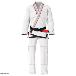 Venta al por mayor de fábrica con logotipo personalizado de artes marciales Judo BJJ Gi Kimono Jiu Jitsu traje de Karate WTF Taekwondo ITF uniforme de artes marciales - Product Image 4