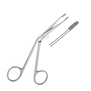 Pinzas para tampones auriculares de 135 mm, diseño delicado, 5 pulgadas, instrumento quirúrgico manual de acero inoxidable para oído, nariz y garganta (ORL) - Product Image 2