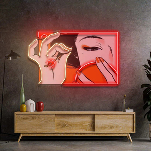 Personalizado UV Impresso <span class=keywords><strong>Led</strong></span> Neon Sign Store Business Wall Decoração <span class=keywords><strong>Led</strong></span> Iluminando Sinal Senhoras Estilo <span class=keywords><strong>Led</strong></span> Neon Sign para Wall Decor - Product Image 3