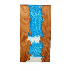 Handmade River Resin Wood Urn Funeral <b>Keepsake</b> <b>Box</b> Memorial <b>Keepsake</b> Cremation urns For Human Ashes - Product Image 4