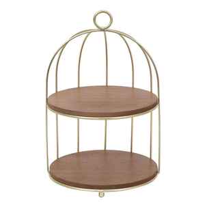 Plateau à fruits en bois classique 2026 avec couvercle en filet de lin, surface large, base carrée pour buffets et tables de banquet - Product Image 6