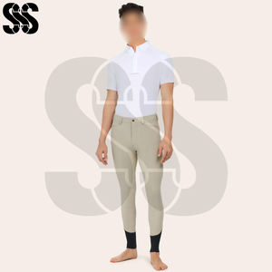 Pantalones de Equitación para Hombre, Tela Elástica de Alta Calidad, Corte Ajustado, Duraderos, Cómodos para Entrenamiento - Product Image 6