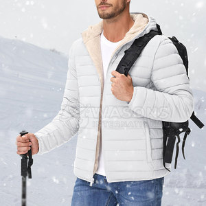 Chaqueta Acolchada para Hombre, Ultra Cálida, Gruesa y Aislante, con Capucha, para Invierno, Ropa de Exterior Elegante - Product Image 6