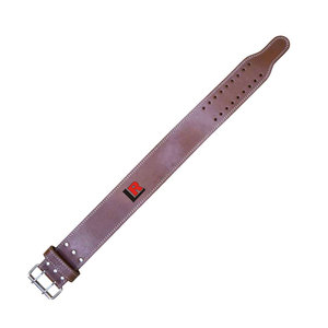 Cinturón de entrenamiento de piel de vaca negro personalizado para levantamiento de pesas cuero genuino duradero con diseño duradero producto de seguridad física - Product Image 2