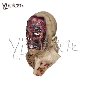 Thực tế đầy đủ đầu Zombie mặt nạ đáng sợ Undead Visage cho Halloween nóng bán New Arrival Nhà Máy Giá lợi thế - Product Image 3