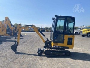 Mini-excavatrice JCB d'occasion de qualité supérieure, 1 tonne, avec moteur, boîte de vitesses, hydraulique, chargeuse-pelleteuse, garantie de 2 ans, livraison rapide, en stock - Product Image 5