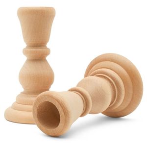 Brun En Bois Meilleure Vente Table Top Décoration De Mariage De Haute Qualité Bougeoir Décor À La Maison - Product Image 2