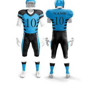 Conjunto de Uniforme de Fútbol Americano Reversible de Alta Calidad, Diseño Personalizado Sublimado, Transpirable, de Secado Rápido y Manga Corta - Product Image 6