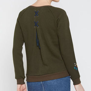 Sudadera de mujer Personalizada multicolor Personalizado O Cuello sudaderas Mejor diseño Secado rápido transpirable Pullover Sudadera de mujer - Product Image 3