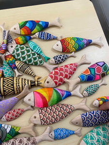 Poisson en bois vibrant disponible en vrac authentique poisson en bois vietnamien exporté dans le monde entier avec de bonnes affaires pour les acheteurs en gros - Product Image 5