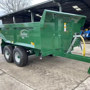 รถพ่วงฟาร์ม 4 ล้อ 3-10 ตันรถพ่วงรถดั๊มไฮดรอลิก 2 ล้อ - Product Image 1