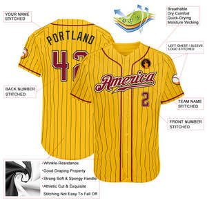 Camiseta de béisbol personalizada al por mayor, transpirable, ligera, de secado rápido, resistente a la humedad, duradera, cosida, cómoda, diseño de ropa de equipo - Product Image 3