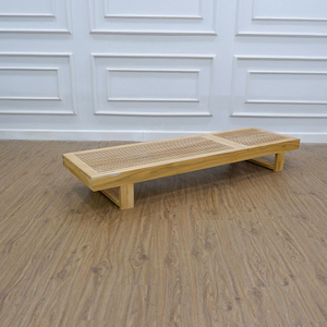 Chaise longue d'extérieur en teck sans coussin, fabriquée en Indonésie - Product Image 4