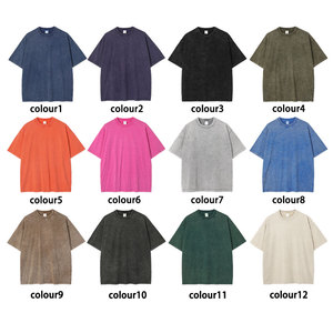 เสื้อยืดผ้าฝ้ายไม้ไผ่สะพายไหล่ขนาดใหญ่สำหรับผู้ชายเสื้อผ้าแนวสตรีททำจากงานออกแบบได้ตามที่ต้องการน้ำหนักตัวมาก - Product Image 2