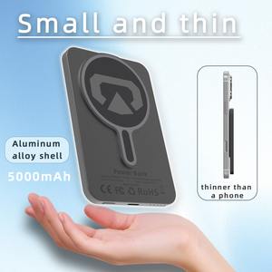 พาวเวอร์แบงค์ไร้สายพร้อมช่องเสียบ USB C และ Micro input ที่ชาร์จแบตเตอรี่ภายนอกแบบพกพาสำหรับอุปกรณ์มือถือทั้งหมด - Product Image 5