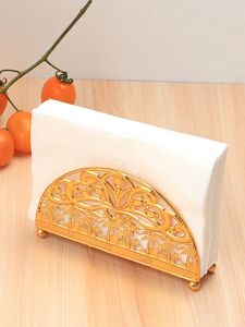 Modern design hotel decoration napkin holder <b>prime</b> quality metal wire black color napkin stand at competitive price - Product Image 4