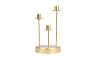 Bougeoir en métal sculpté détaillé complexe décoration de la maison classique pour la configuration de dîner de Pâques romantique Occasions de Noël - Product Image 2