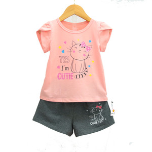 Conjunto de ropa de alta calidad para bebé, 100% algodón, OEM, verano, hecho en Vietnam - Product Image 4