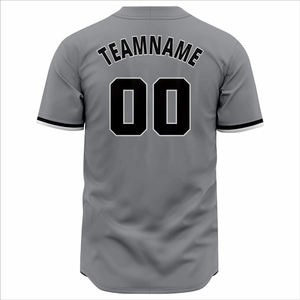 Personalizado Seu Próprio Jersey Baseball Jersey com Sublimação Bordada Impressão Respirável Botões Completos Baseball Wear - Product Image 6