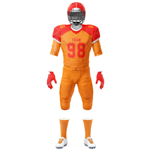 Uniforme de football américain de haute qualité à bas prix fabriqué en 100% polyester maillot de football américain imprimé par sublimation numérique - Product Image 1