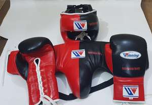 Kit de boxe professionnel en cuir Logo personnalisé Ensemble de sparring confortable et personnalisé par Predawn Sports pour l'entraînement - Product Image 4