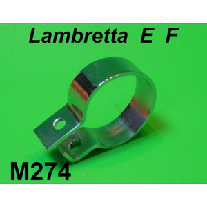 Chromed exhaust <b>clamp</b> Lambretta E + F - Product Image 1