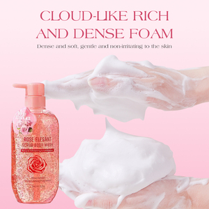 <span class=keywords><strong>Gel</strong></span> <span class=keywords><strong>Douche</strong></span> Exfoliant Parfumé OEM 520ml Longue Durée Rose/Lavande/Sakura Hydratant Blanchissant - Product Image 3