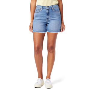 Servicio OEM, Shorts Bermuda de Mezclilla Suaves de Verano para Mujer, Diseño Personalizado, Lavados, Talla Grande, Corte Regular, Casuales, Antiarrugas, de Secado Rápido - Product Image 5