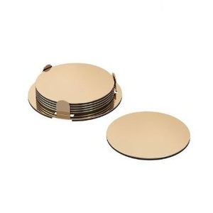 Hand Made Coaster Customized logo Print Wholesale Marvelous Irregular Shape Metal Table Coasters for Hotels - Product Image 6