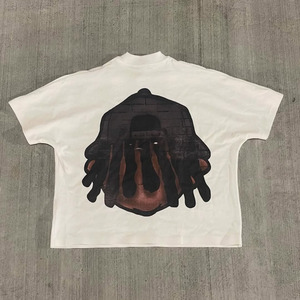 Camiseta para hombre superventas 100% algodón transpirable y cómoda Color sólido con estampado de uso de verano óptimo para uso diario - Product Image 2