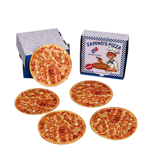 Unique 3.5g Smell Proof Resealable Exotic Pizza Die <b>Cut</b> Reusable Closure 35 Mylar Bags and Box Set Mylar Bags With Boxes - Product Image 2