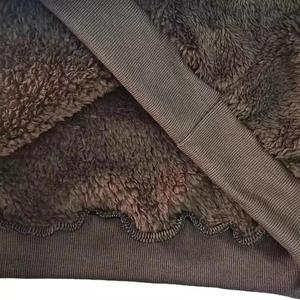 Suéter de punto de diseño personalizado para hombre, prendas de punto a rayas difusas, Sudadera con capucha de manga larga de invierno, abrigo peludo de punto para hombre personalizado - Product Image 6