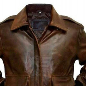 Blouson aviateur en cuir de haute qualité, doux, confortable, chaud, élégant, blouson aviateur en cuir, vêtements d'extérieur modernes et tendance - Product Image 4