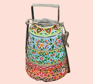 king Stainless Steel Food Grade Thermal Food Container Insulated <b>Lunch</b> <b>Box</b> Stackable Round <b>Lunch</b> <b>Box</b> Tiffin <b>Box</b> - Product Image 6